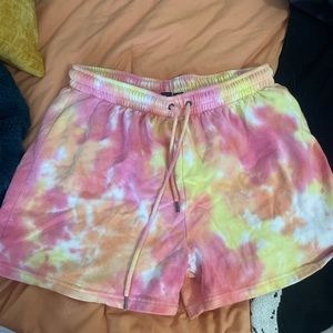 Fleece Tie Dye Short